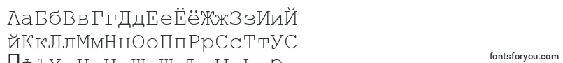 Couriernew.Kz-Schriftart – russische Schriften