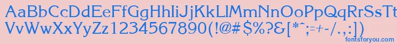 More about KroneRegular Font KroneRegular Font – Blue Fonts on Pink Background