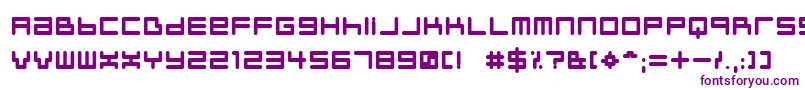 NeustyleBold-Schriftart – Violette Schriften auf weißem Hintergrund