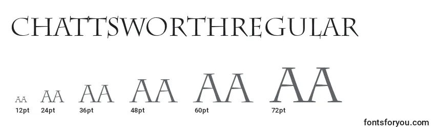 ChattsworthRegular Font Sizes