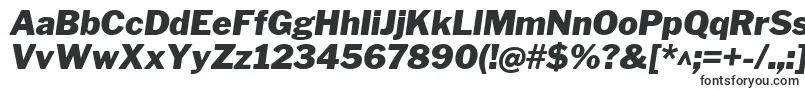 Czcionka LibrefranklinBlackitalic – TTF czcionki