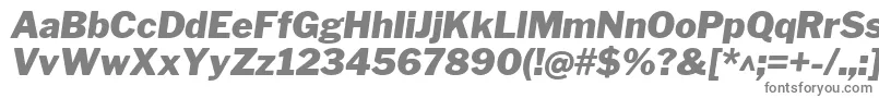 Шрифт LibrefranklinBlackitalic – серые шрифты на белом фоне