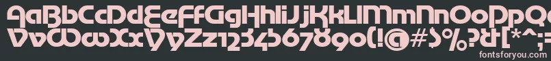 MotterTekturaCyrilic Font – Pink Fonts on Black Background