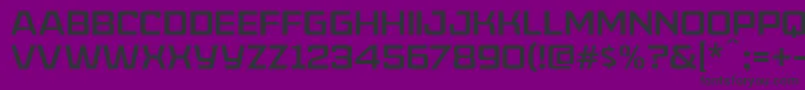 AmericanCaptainPatrius02Fre-Schriftart – Schwarze Schriften auf violettem Hintergrund