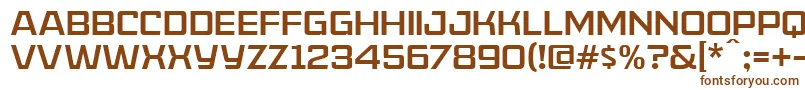 AmericanCaptainPatrius02Fre Font – Brown Fonts on White Background