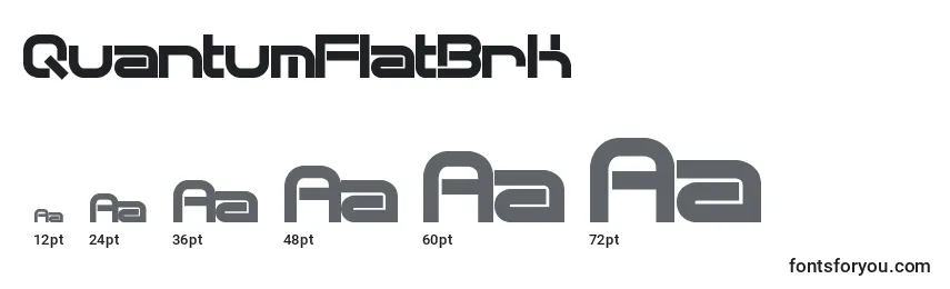 QuantumFlatBrk Font Sizes