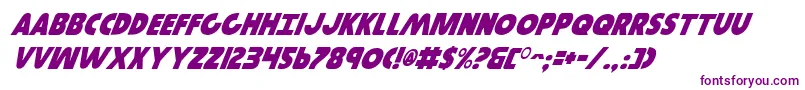 GovernorItalic-fontti – violetit fontit valkoisella taustalla