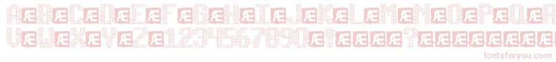 フォントTetricideBrk – ピンクのフォント