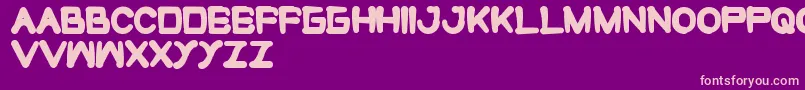 CuteMonster Font – Pink Fonts on Purple Background