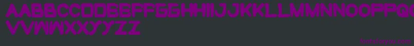 Police CuteMonster – polices violettes sur fond noir