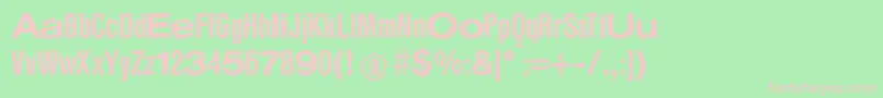 Confusica Font – Pink Fonts on Green Background