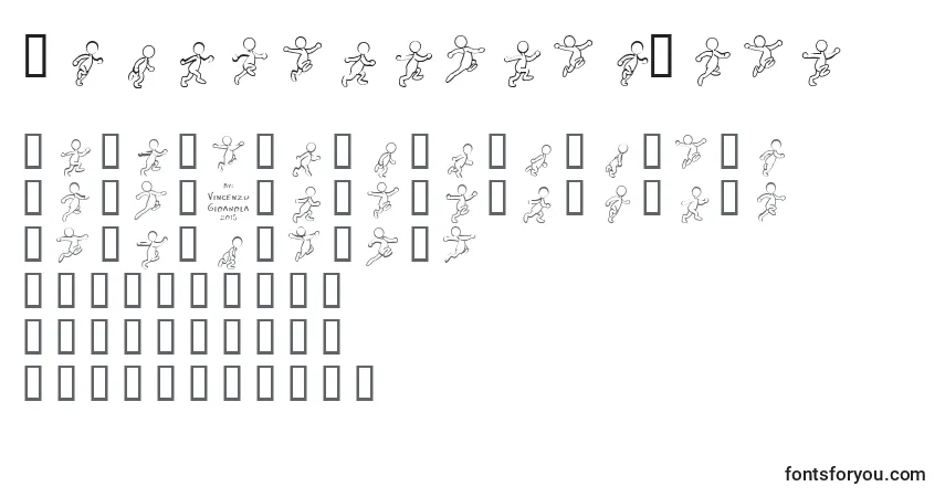 Schriftart PrestonblairSkip – Alphabet, Zahlen, spezielle Symbole