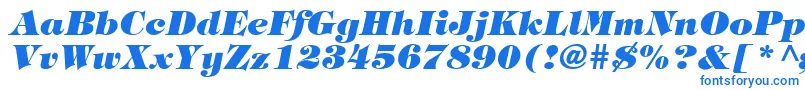 Fonte HalversonHeavyItalic – fontes azuis