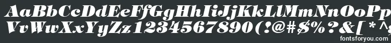 Fonte HalversonHeavyItalic – fontes brancas