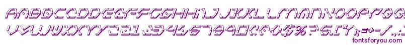 ZetaSentry3DItalic Font – Purple Fonts