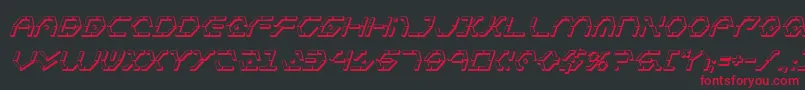 More about ZetaSentry3DItalic Font ZetaSentry3DItalic Font – Red Fonts on Black Background