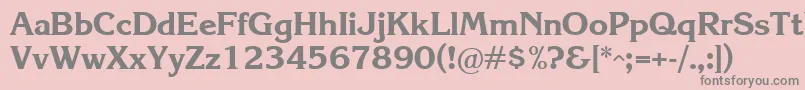More about KareliaBold Font KareliaBold Font – Gray Fonts on Pink Background