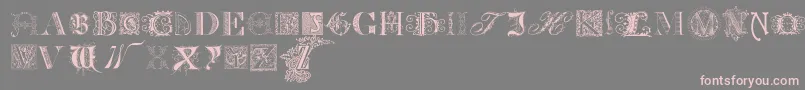 KidnappedAtOldTimesFree Font – Pink Fonts on Gray Background