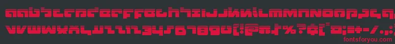 Boomstickhalf Font – Red Fonts on Black Background