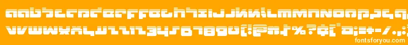 Boomstickhalf Font – White Fonts on Orange Background