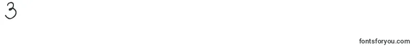 フォントKaterPotater – フォント数字3