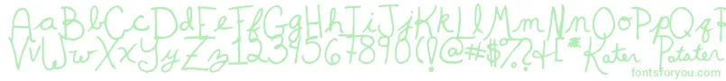 KaterPotater Font – Green Fonts