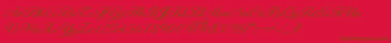 Подробнее о шрифте Larissa Шрифт Larissa – коричневые шрифты на красном фоне