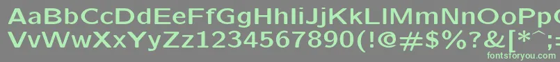 Lmsansquot8Bold-fontti – vihreät fontit harmaalla taustalla