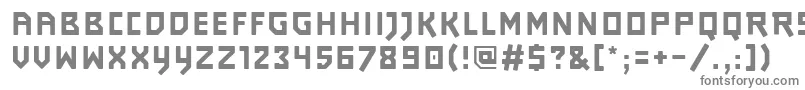 フォントJourneyps3 – 白い背景に灰色の文字