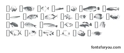Обзор шрифта FishyprintOneAoe