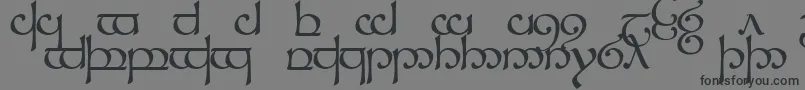 Sindcap1 Font – Black Fonts on Gray Background
