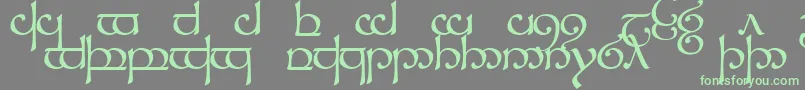 Sindcap1 Font – Green Fonts on Gray Background