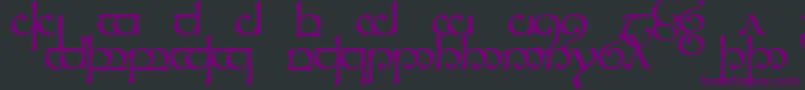 Sindcap1 Font – Purple Fonts on Black Background