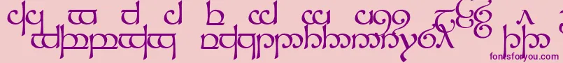Sindcap1 Font – Purple Fonts on Pink Background