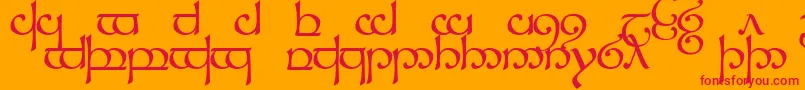 Sindcap1 Font – Red Fonts on Orange Background