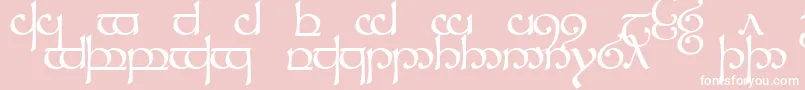 Sindcap1 Font – White Fonts on Pink Background