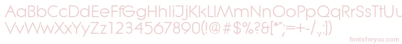 LiteraserialRegular Font – Pink Fonts on White Background