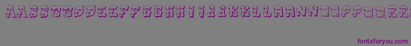 DakFont Font – Purple Fonts on Gray Background