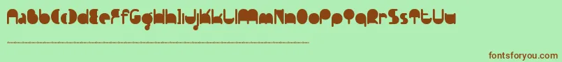 Más sobre la fuente Ftpedantdemo fuente Ftpedantdemo – Fuentes Marrones Sobre Fondo Verde