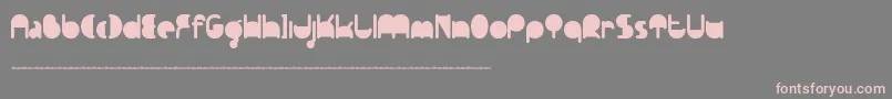 Ftpedantdemo Font – Pink Fonts on Gray Background