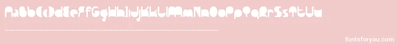 Ftpedantdemo Font – White Fonts on Pink Background