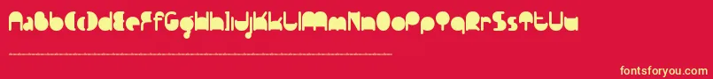 fuente Ftpedantdemo – Fuentes Amarillas Sobre Fondo Rojo