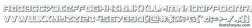 Шрифт Navycadet3D – 3D шрифты