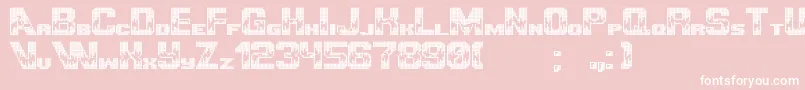 UltimategameplayerPixel Font – White Fonts on Pink Background