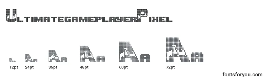Размеры шрифта UltimategameplayerPixel