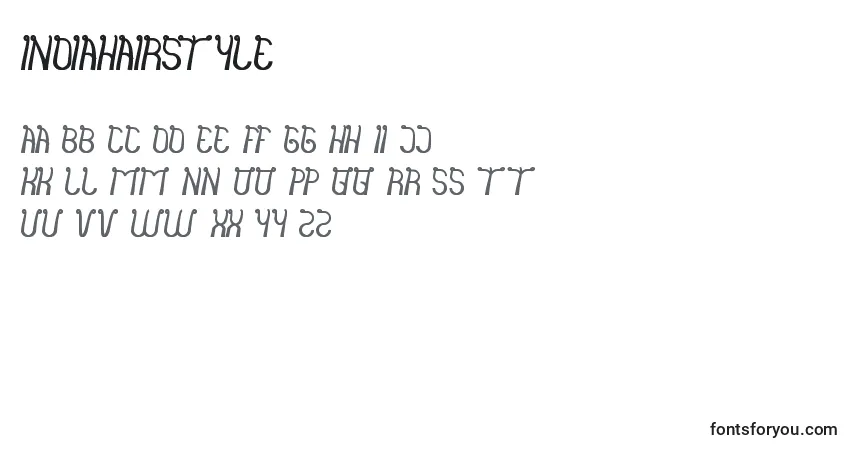 characters of indiahairstyle font, letter of indiahairstyle font, alphabet of  indiahairstyle font
