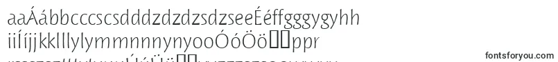 Шрифт WoodlandltitcTt – венгерские шрифты