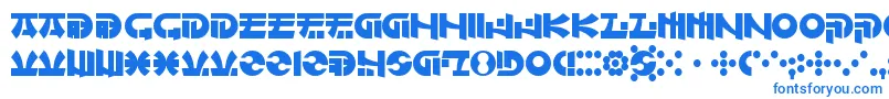 OfMaidsAndMen Font – Blue Fonts on White Background