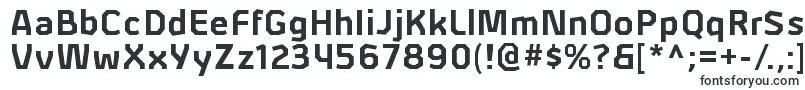 AlphiirgBold-fontti – jyrkät fontit