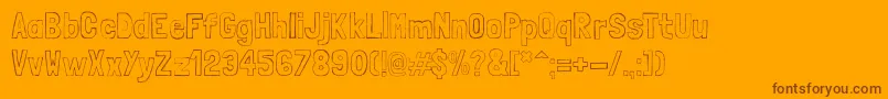Подробнее о шрифте LondrinasketcheRegular Шрифт LondrinasketcheRegular – коричневые шрифты на оранжевом фоне